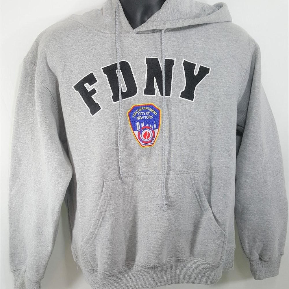 FDNY Officially Licensed Grey Hoodie